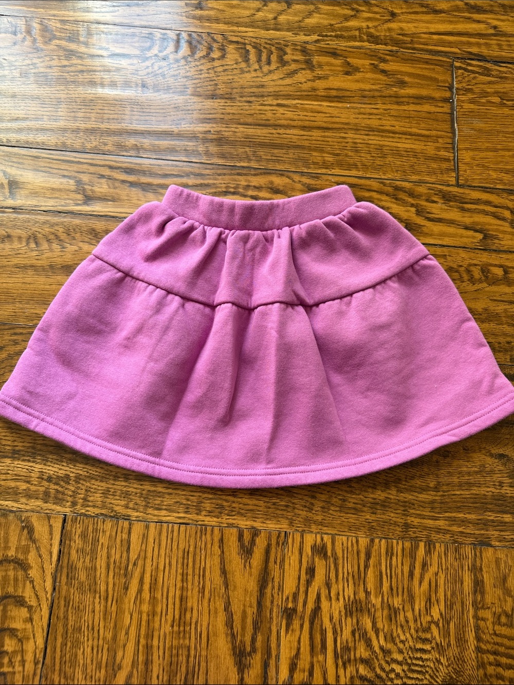 Kids Pink Tiered Knit Skort - Tucker Tate
